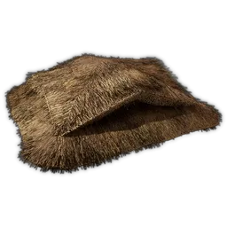 Thatched Roof Cap Cross