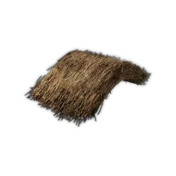 Short Thatched Roof Ridge