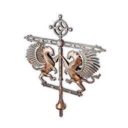 Bronze Griffin Wind Vane
