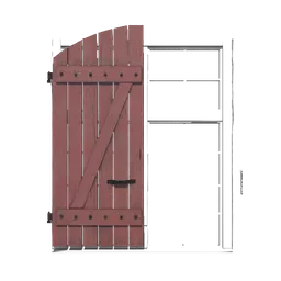 Narrow Rounded Shutter