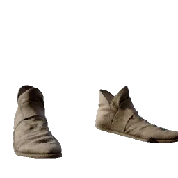 Split Leather Flat Shoes