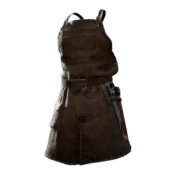 Fine Corrected Leather Blacksmith Apron